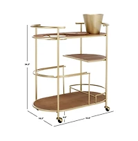 Alora 2 Tier Bar Cart W Bucket