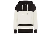 Olsen Women's Block Striped Sweater Hoodie