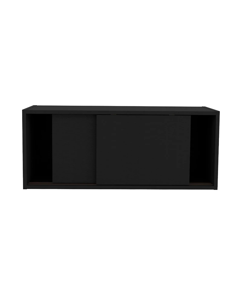 Slana Wall Cabinet, 2 Sliding doors, 1 Shelf, White