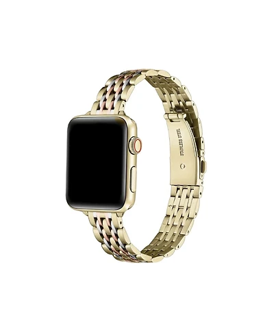 Posh Tech Rainey Skinny Stainless Steel Band for Apple Watch, Fits All Apple Watch Models