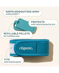 Mosquito Repellent Refillable Wristbands - 6 Refills