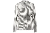Olsen Women's Diagonal Striped T-Shirt