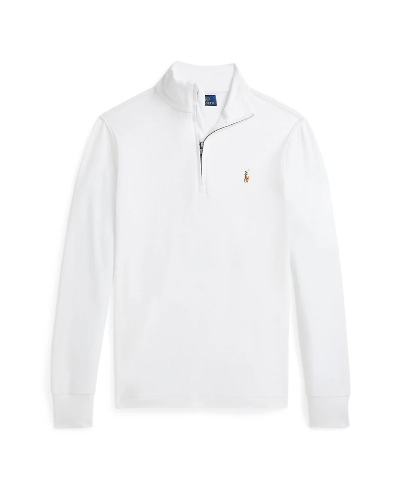 Polo Ralph Lauren Big Boys Cotton Interlock Quarter-Zip Pullover Sweatshirt