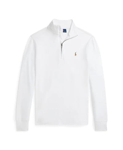 Polo Ralph Lauren Big Boys Cotton Interlock Quarter-Zip Pullover Sweatshirt