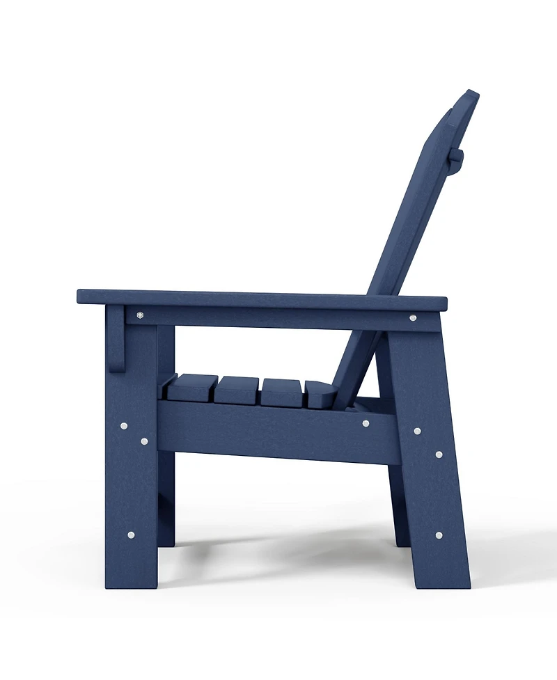 Kids Outdoor Hdpe Adirondack Plastic Patio Chair