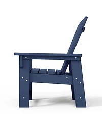 Kids Outdoor Hdpe Adirondack Plastic Patio Chair