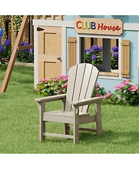 Kids Outdoor Hdpe Adirondack Plastic Patio Chair