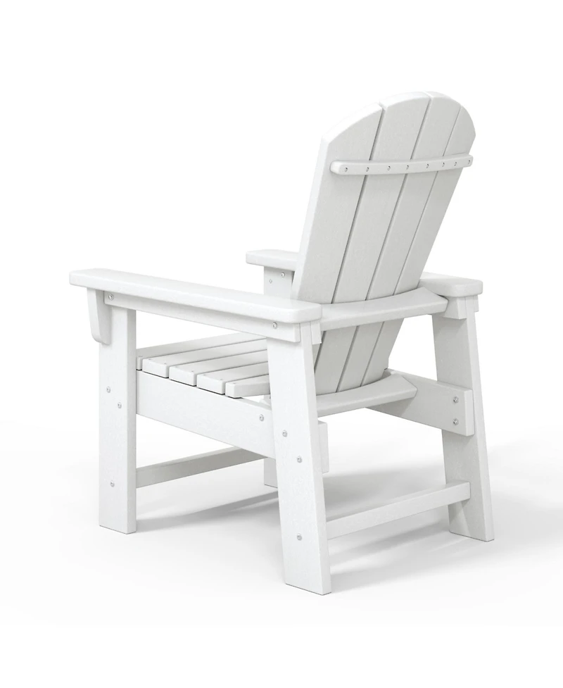Kids Outdoor Hdpe Adirondack Plastic Patio Chair