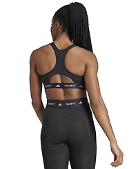 adidas Women's Medium-Impact Logo-Band Sports Bra