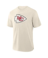 Fanatics Men's Cream Kansas City Chiefs Slub T-Shirt