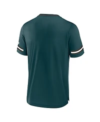 Fanatics Men's Midnight Green Philadelphia Eagles Stripe Stacking T-Shirt