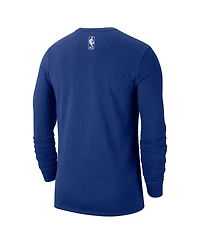 Nike Men's Blue Sacramento Kings 2024/25 City Edition Essential Logo Long Sleeve T-Shirt