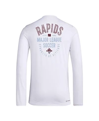 Adidas Men's White Colorado Rapids Local Stoic Long Sleeve T-Shirt