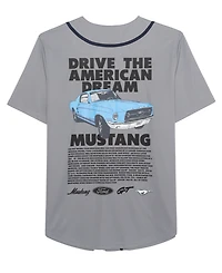 Hybrid Men's Ford Mustang Baseball Jersey Shirt