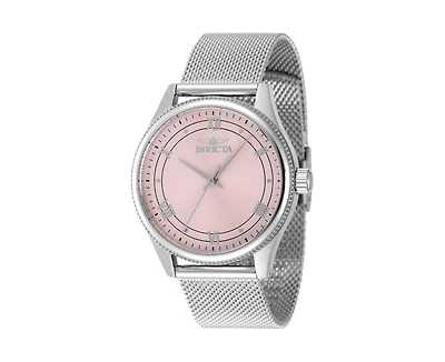 Invicta Women's 48489 Celestial Quartz 3 Hand Pink Dial Watch