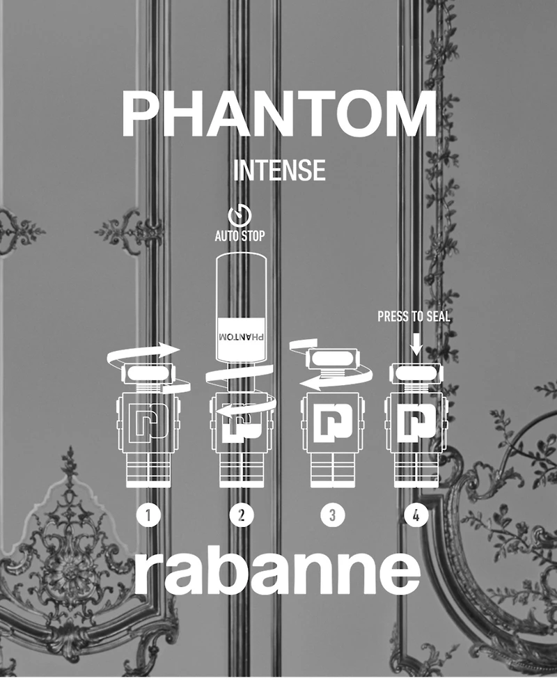 Rabanne Men's Phantom Elixir Parfum Intense Refill, 6.8 oz.