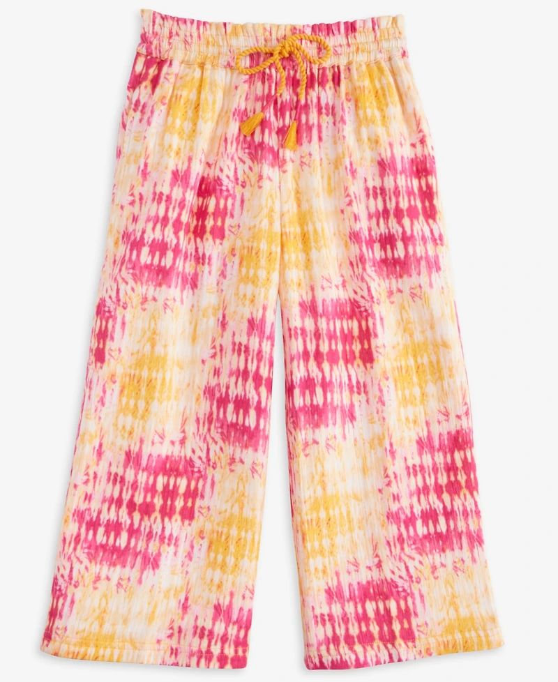 Epic Threads Little & Big Girls Coast Dye Wide Crop Pants, Exclusively at Macy's