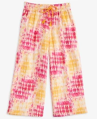 Epic Threads Little & Big Girls Coast Dye Wide Crop Pants, Exclusively at Macy's