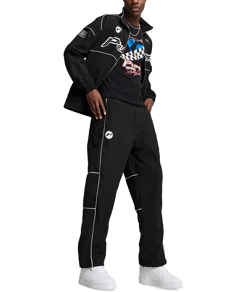Puma Men's Relaxed-Fit Logo Graphic Track Jacket