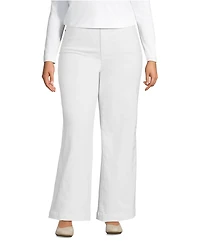 Lands' End Women's High Rise Wide Leg Denim Jeans