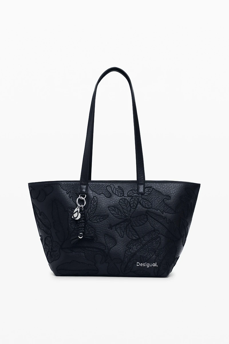 Desigual Women's Large embroidered shopper bag
