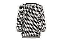 Olsen Women's Geo Print Tee