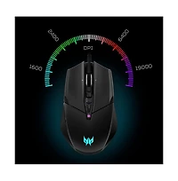 acer Predator Cestus 335 Gaming Mouse with PixArt 3370 Sensor, Adjustable Dpi Settings & 16.8 Million Rgb Color Lighting Combinations