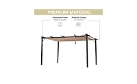 Pergola Gazebo with Weather-Resistant Roof for Outdoor Living