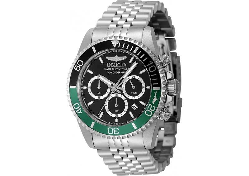 Invicta Men's 48380 Pro Diver Quartz Chronograph Black Dial Watch
