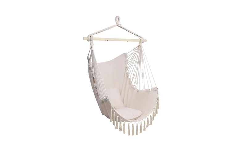 Stylish Pillow Tassel Hanging Chair for Cozy Spaces