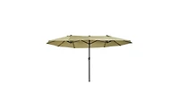 Adjustable Outdoor Beach Umbrella for Sun Protection and Shade