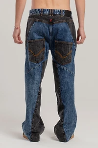 Pcfg Men's Free Heaven Two Color Jeans
