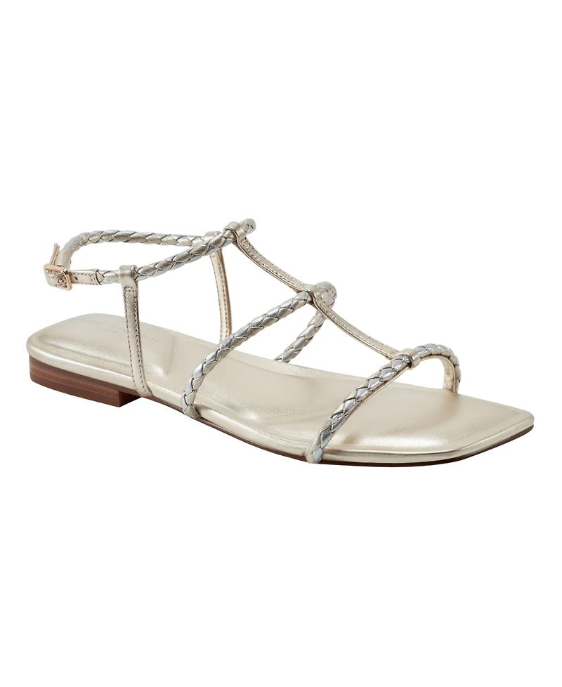 Marc Fisher Ltd Women's Maze Braided Caged Flat Sandals