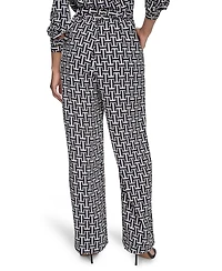 Halston Women's High-Rise Wide-Leg Pull-On Pants