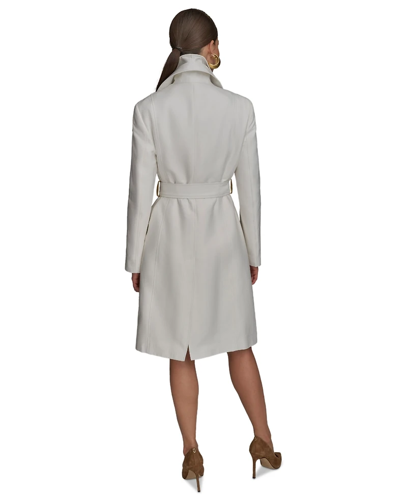 Donna Karan New York Women's Double-Collar Trench Coat
