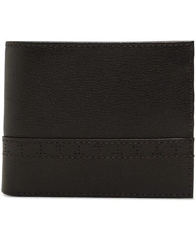 Ted Baker Pebble Dark Brown Leather Wallet