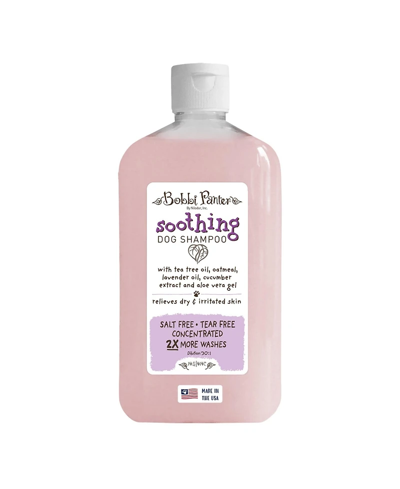 Bobbi Panter (Botanical) Soothing Dog Shampoo Tea Tree Oil, Aloe Vera, Lavender Oil, Cucumber Extract, Oat Protein