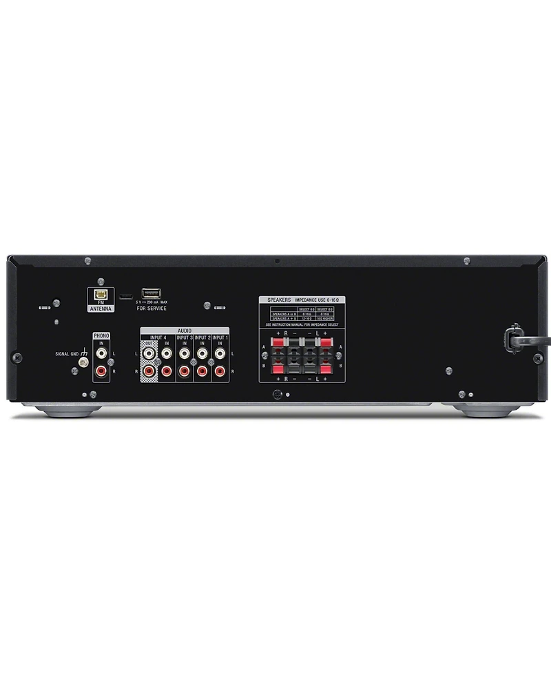 Sony 2 Channel Stereo Receiver with Phono Inputs Bundle