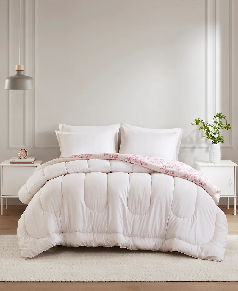Addison Park Amelia Reversible Printed 3-Pc. Comforter Sets, Exclusively at Macy's