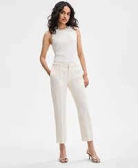 I.n.c. International Concepts Women's Slim Cropped Trousers, Exclusively at Macy's