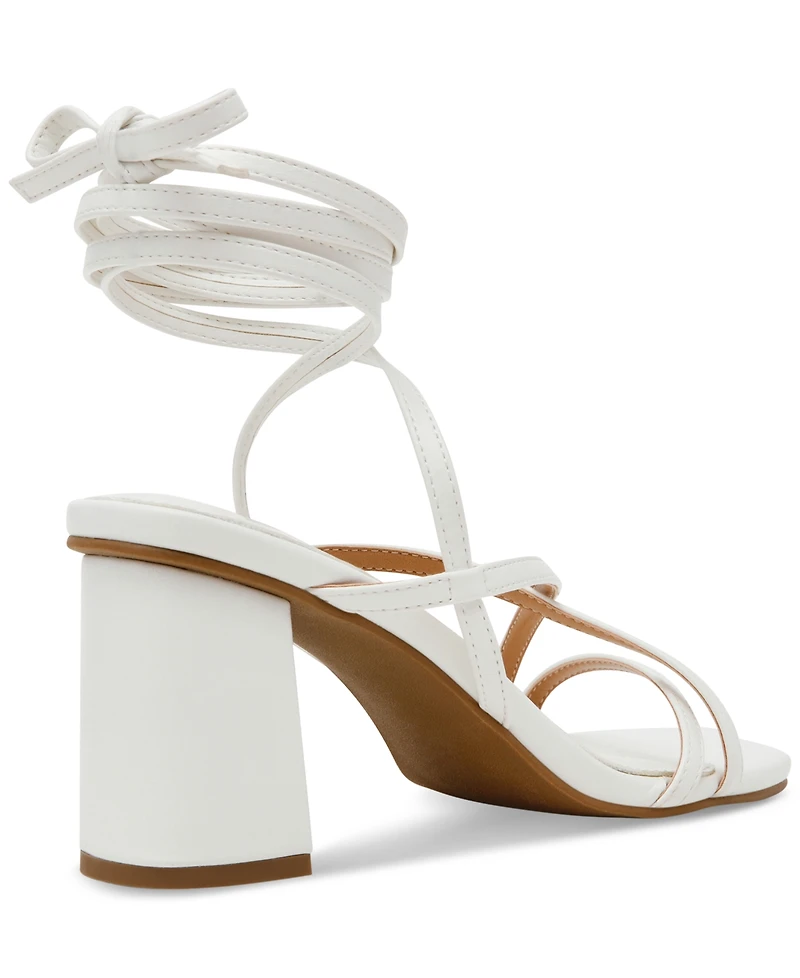 Dv Dolce Vita Women's Haze Strappy Lace-Up Block-Heel Dress Sandals