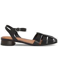 Lucky Brand Women's Zilma Ankle Strap Fisherman Flat Sandals