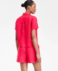 I.n.c. International Concepts Women's Tie-Front Blouse