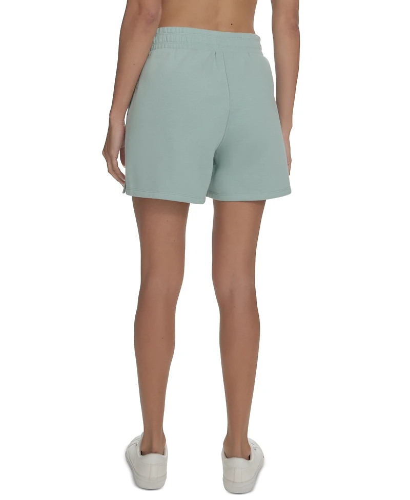 Calvin Klein Women's Smocked Waistband Midi Shorts
