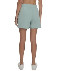 Calvin Klein Women's Smocked Waistband Midi Shorts