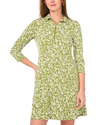 Msk Women's Printed Shift Dress