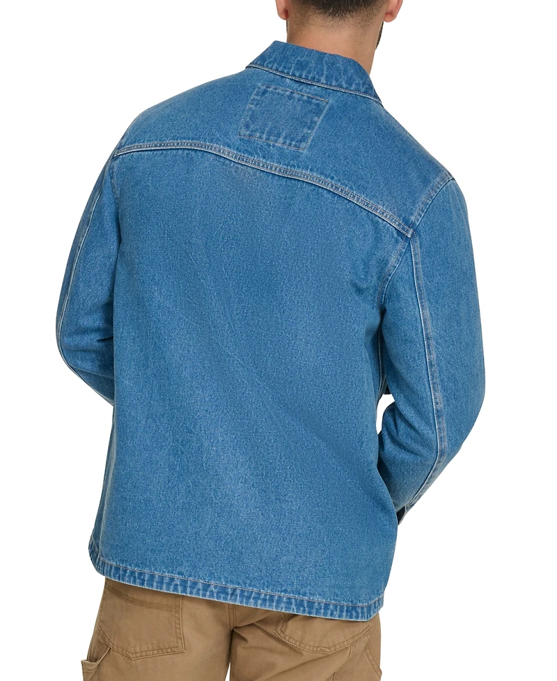 Levi's Men's Solid Full-Zip Shirt Jacket