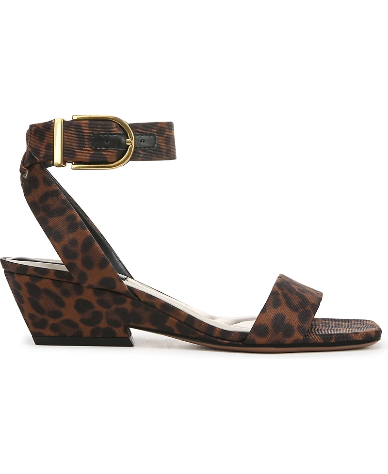 Franco Sarto Women's Savini Open Square Toe Ankle Strap Dress Sandals