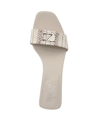 Franco Sarto Women's Roey Open Square Toe Slide Dress Sandals