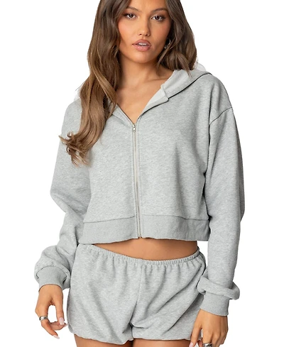 Edikted Women's Robina Zip Up Hoodie